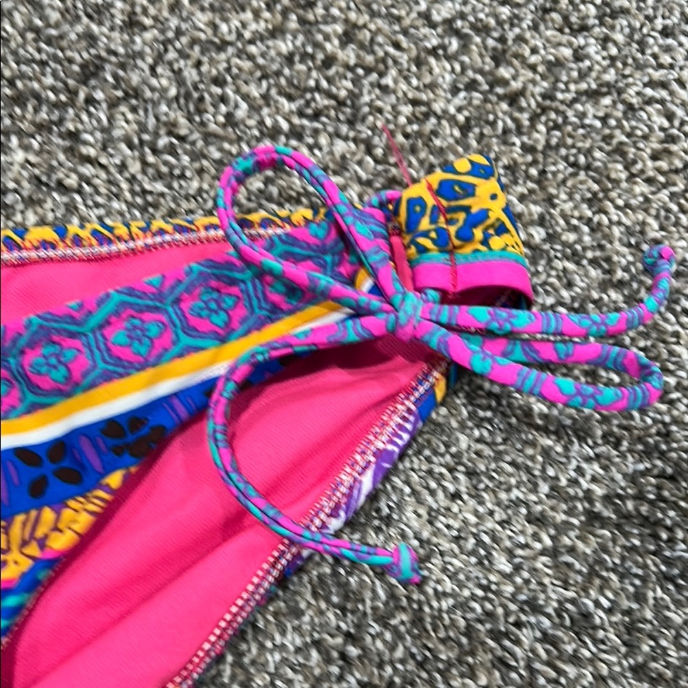Colorful Patterned Bikini Bottom - Picture 4 of 4